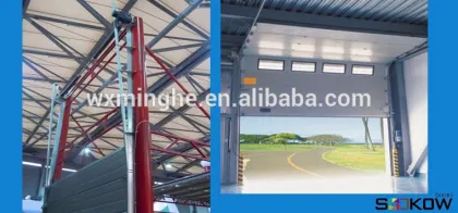 sectional warehouse door/industrial warehouse door/industrial glass doors