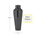 Качественная бармана 750 мл Gunmetal Finish Bar Shaker