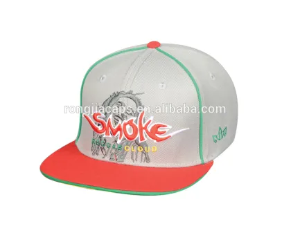fashion snapback hat with non-mainstream embroidery