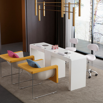 ODM and OEM MDF Nail Salon Furniture Table Manicure Pedicure Sets