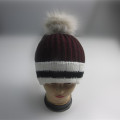 Custom Cuff Pompom Winter Hat