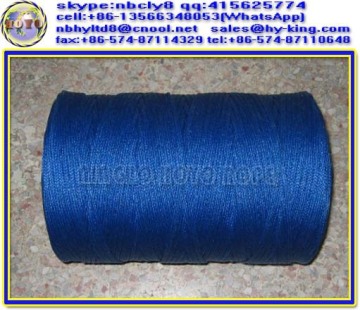 16 strand ply blue pe string , pe monofilament twine , twine rope