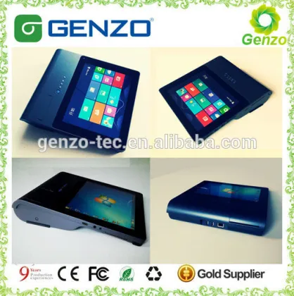 Touch pos terminal with RFID smart card redader printer Windows POS