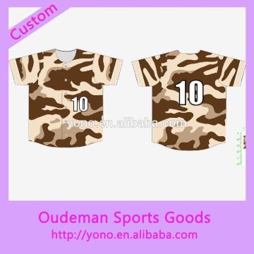 Custom men's quick dry baseball jersey