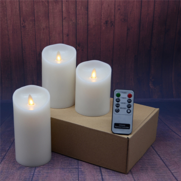Wholesale Remote Control Mini Cheaper Moving Wick Flameless Candle Set