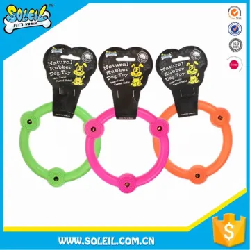Non-Toxic Sound Toys Dog Rubber Ring Dog Toy