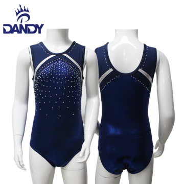 Mystique girls short sleeves gymnastic leotards