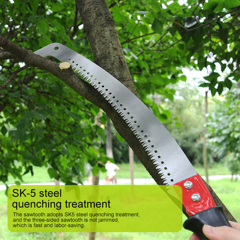 Garden Hand Pruning Saw Pruning Tree Plastic Handle Saw