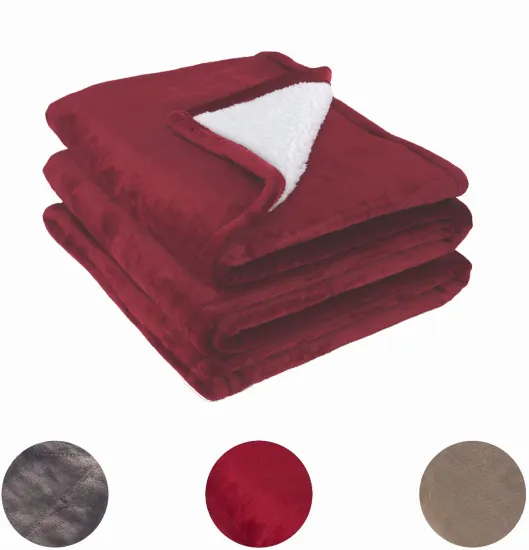 Affordable Hot-Selling Soft Fleece Heated Throw Over Coat Blanket