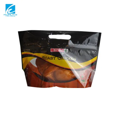 Customized Plastic Smoked Chicken Roasted Fries Chicken Packaging Bag