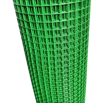 light green PVC coated welded wire mesh roll