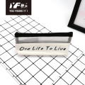 Estuche para lápices de malla unisex one life to live