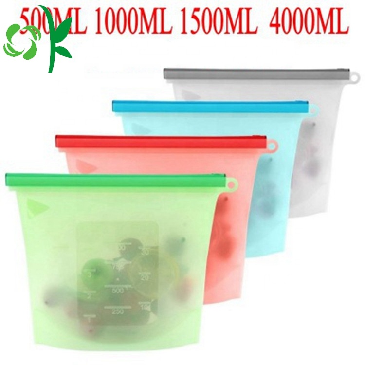 BPA Free Silicone Food Reusable Storage Bag