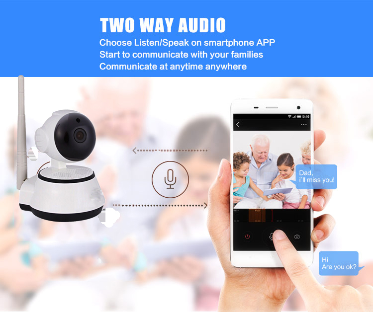 two way talk ip camera