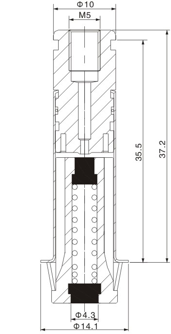 Dimension of BAPC310037443 Armature Assembly: