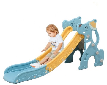 Portable Plastic Playground: Safe and Fun Indoor Slide for Children, Babies, and Kids