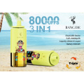 Bang DE Triple 80K Vape dùng một lần bán buôn 3 trong 1