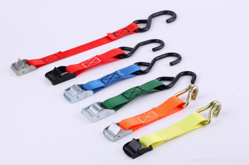 400Kgs Red Webbing Cam Buckle Strap