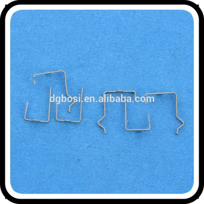 Bosi Spring steel gold plating battery clips