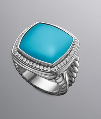 David Yurman Jewelry 17mm Turquoise Albion Ring