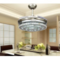 Modern style ceiling fan light with crystal