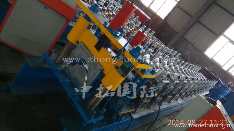 Colored Steel Roofing Arch Sheet Roll Forming Machine