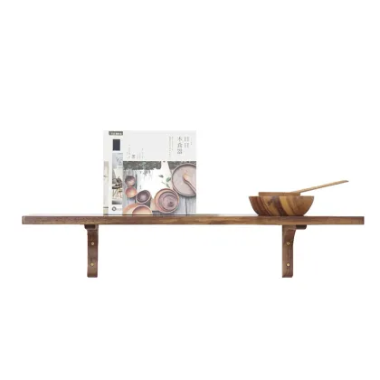 simplicity wooden shelves wall shelf for living room