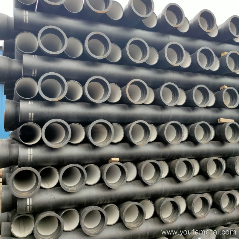 EN598 K8/K9/K12 C25/C30/C40 Water Pressure Ductile Iron Pipe