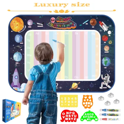 Aqua Magic Mat: Luxury Size Water Doodle Mat for Wall Drawing