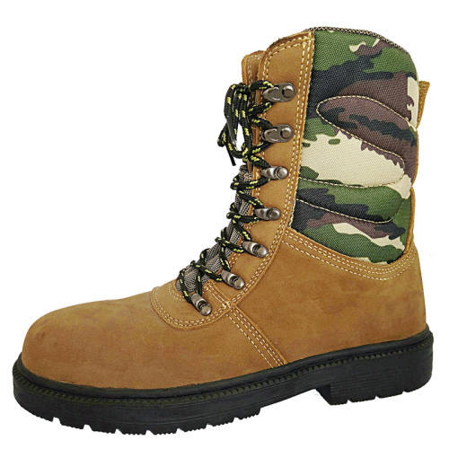 Bottes de sécurité de l&#39;armée avec tige camouflage