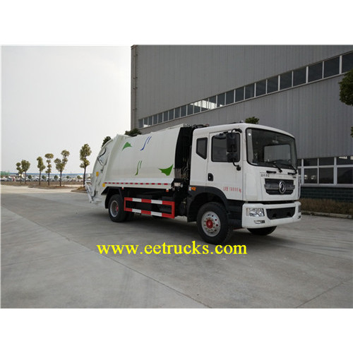 Caminhões de lixo compactados Dongfeng 6 CBM
