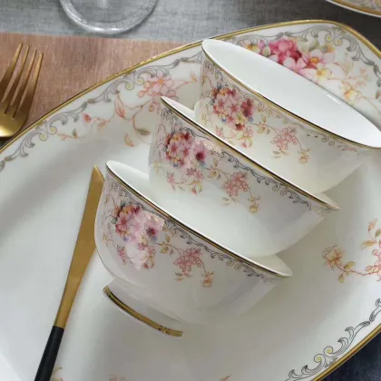 Wholesale European Style Stoneware Brands Ceramic Dinnerware