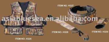 shooting equipment / fishing equipment / neoprene vest / cartridge belt vest
