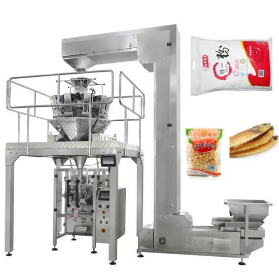 Automatic Weighing and Packing Machine for Candy, Carrot Biscuits, and Potato Chip Snack Foods