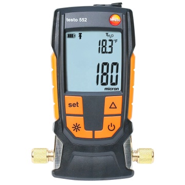 Testo 552 digital vacuum meter digital vacuum pressure gauge digital pressure gauge