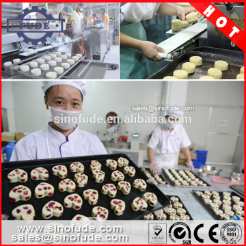 moon cake encrusting production line