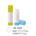 Empty Plastic Round Plastic Lip Balm Tube Cosmetic