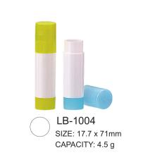 Empty Plastic Round Plastic Lip Balm Tube Cosmetic