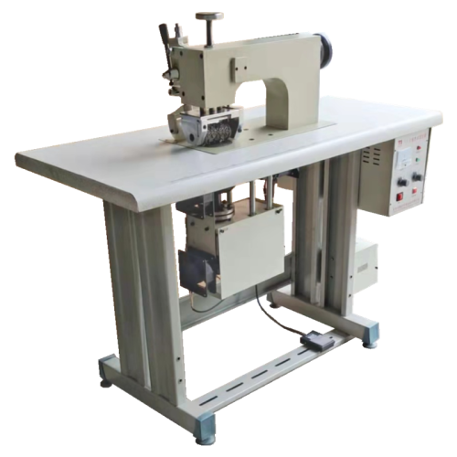 Máquina de encaje de coaster manual Máquina de costura ultrasónica