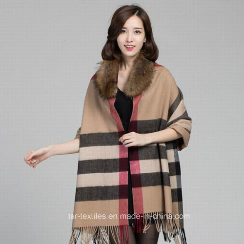 Womens Latest Woven Poncho for 2015
