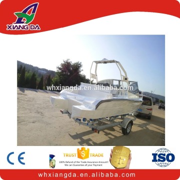 Marine fishing bass aluminum boat