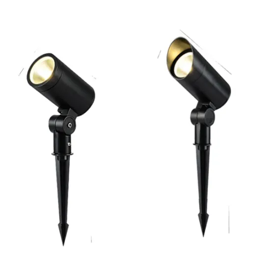 Waterproof Garden Spotlight: Aluminum IP66 Outdoor Lawn Lamp with Spike Base - Ideal for Landscape and Decoration Lighting