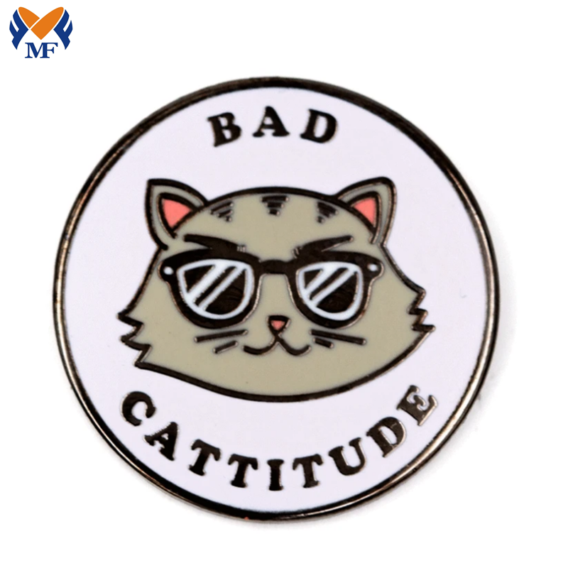 Bad Cattitude Pin