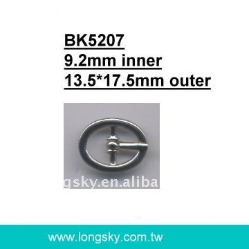 (BK5207/9.2mm) new fashion small oval metal shoe belt buckle