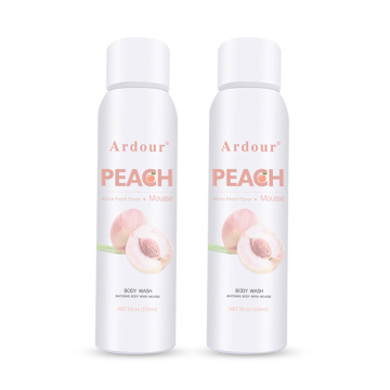 Private Label Wholesale 150ML Body Wash Mousse - Peach Whitening Shower Gel