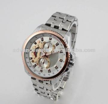 Wholesale fashion western custom quartz man watch with japanese movement, watches men