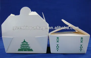 disposable PLA coated paper food containers