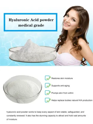 Moisturizing Raw Material Cosmetics Grade Hyaluronic Acid