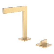 Brush Oil Gold 2 Hole Basin Faucet