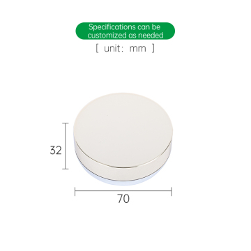 Empty Plastic Cosmetic Loose Powder Packaging Jars
